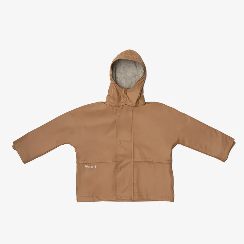 bisgaard aarhus caramel rain jacket