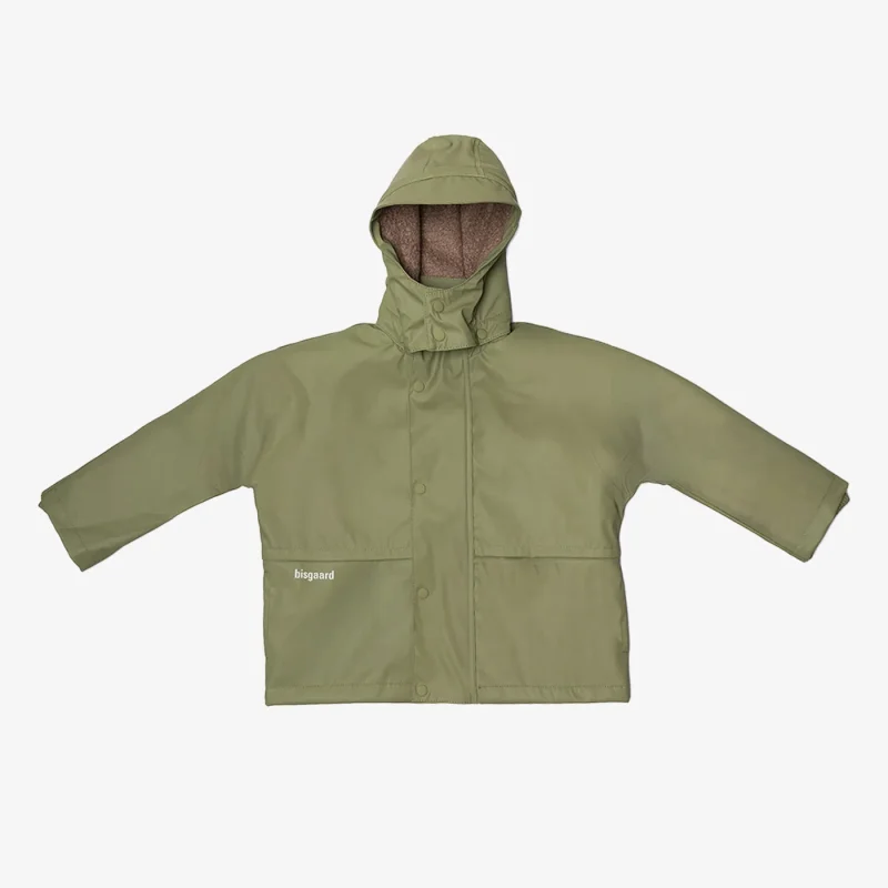 bisgaard aarhus rain jacket in palma wool