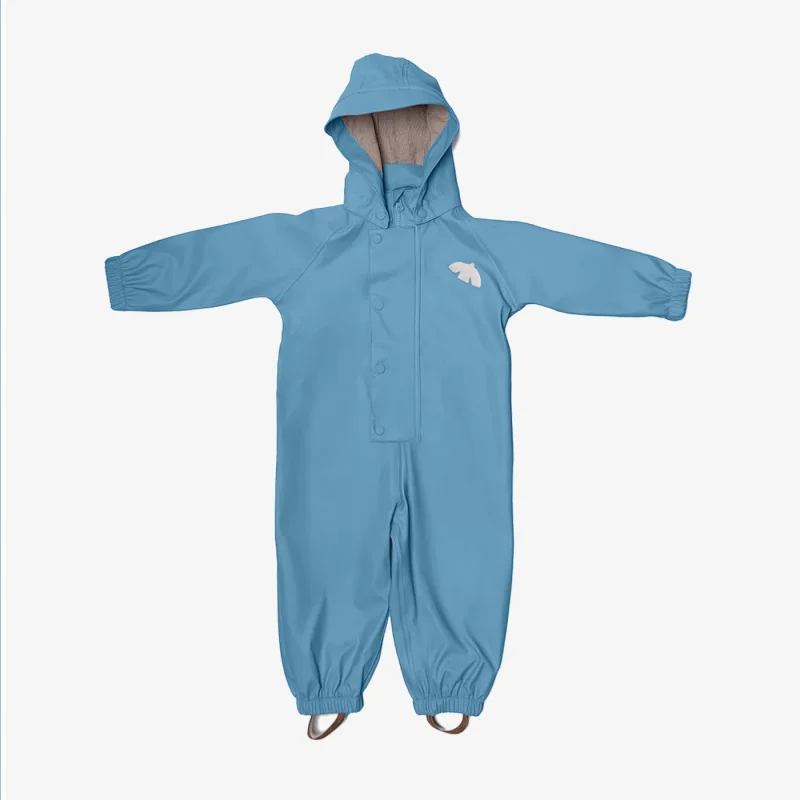 bisgaard aarhus water resistant rain suit pigeon blue