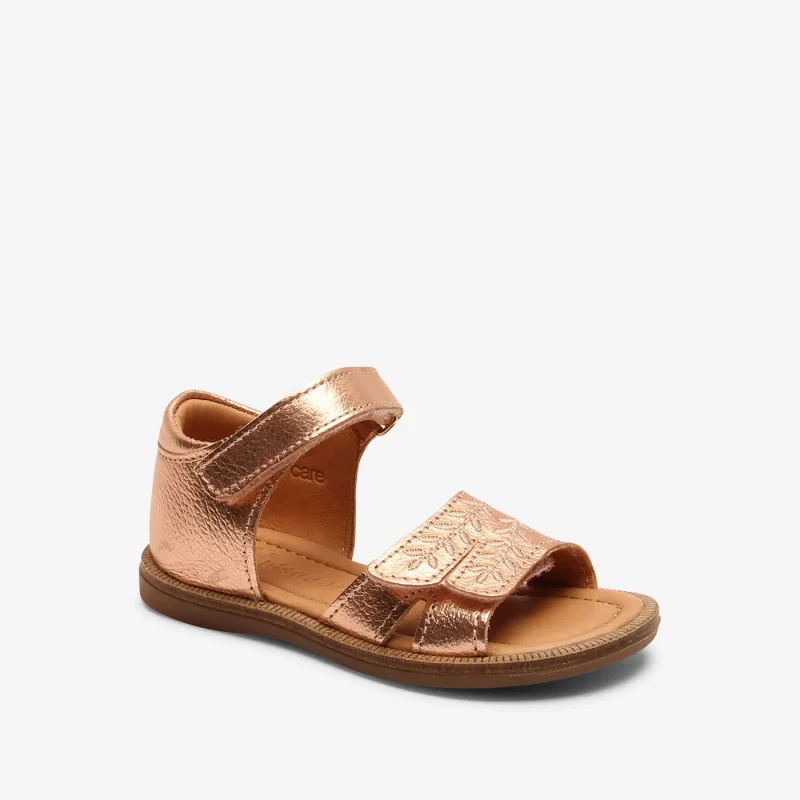 bisgaard alexa c rose gold sandals