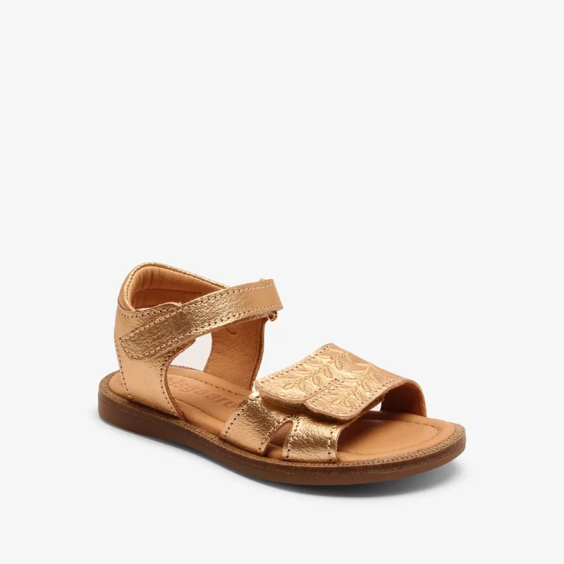 bisgaard alexa o gold sandals