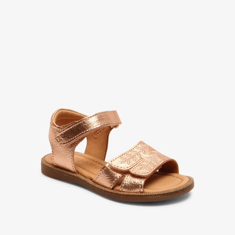 bisgaard alexa o rose gold sandals 2