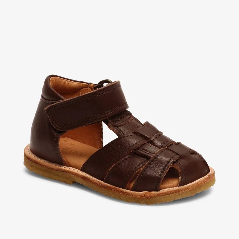 bisgaard ami brown soft leather shoes