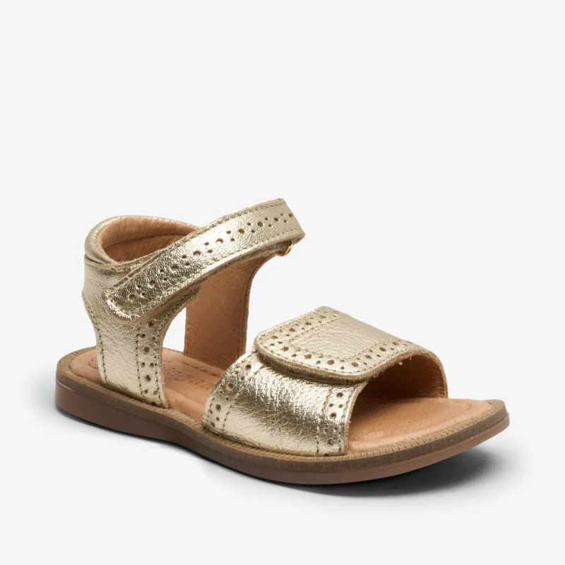 bisgaard andrea gold sandals