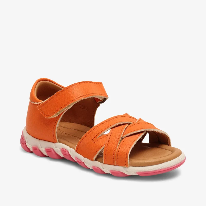 bisgaard anne c orange toddler shoes