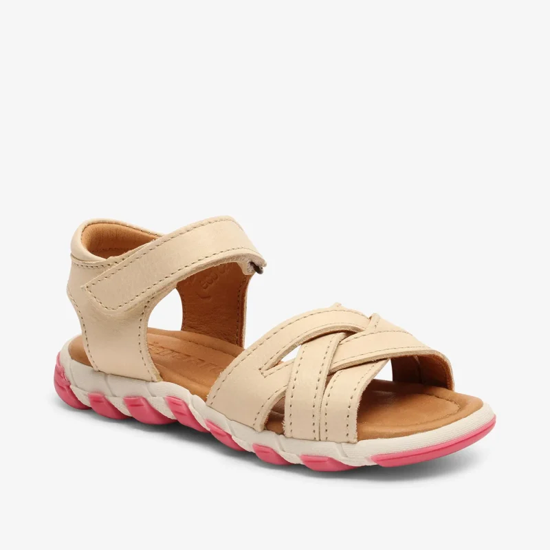 bisgaard anne o cream sandals