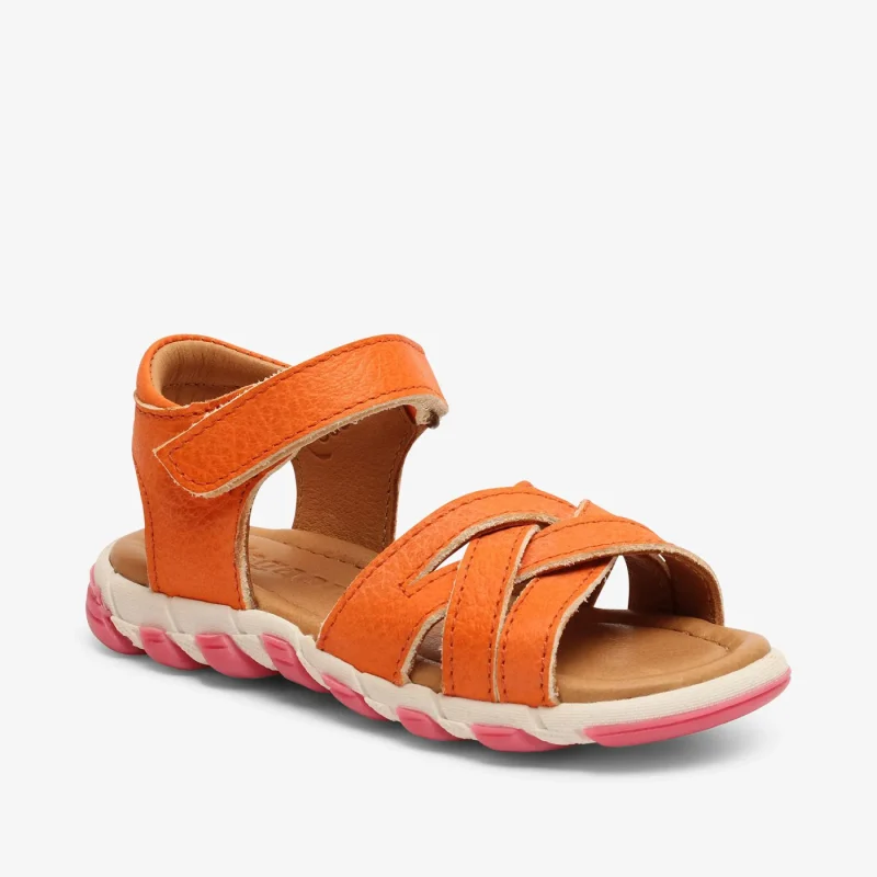 bisgaard anne o orange toddler shoes