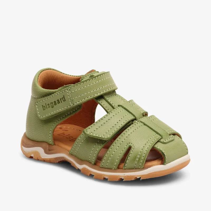 bisgaard anni green toddler shoes