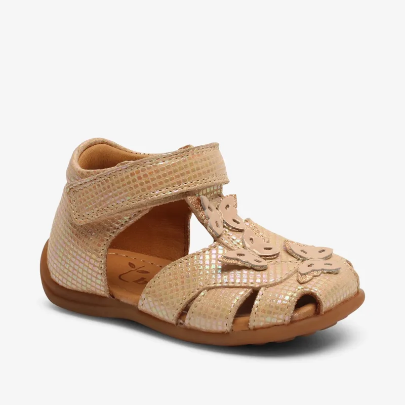 bisgaard aya beige soft soled shoes