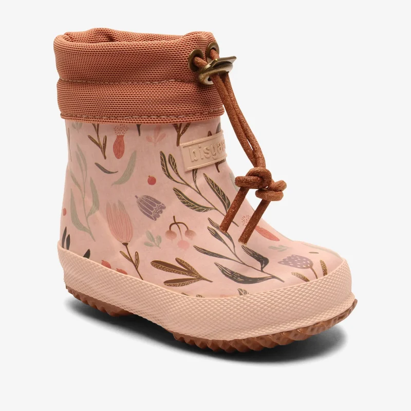 bisgaard baby rose flower thermal shoes