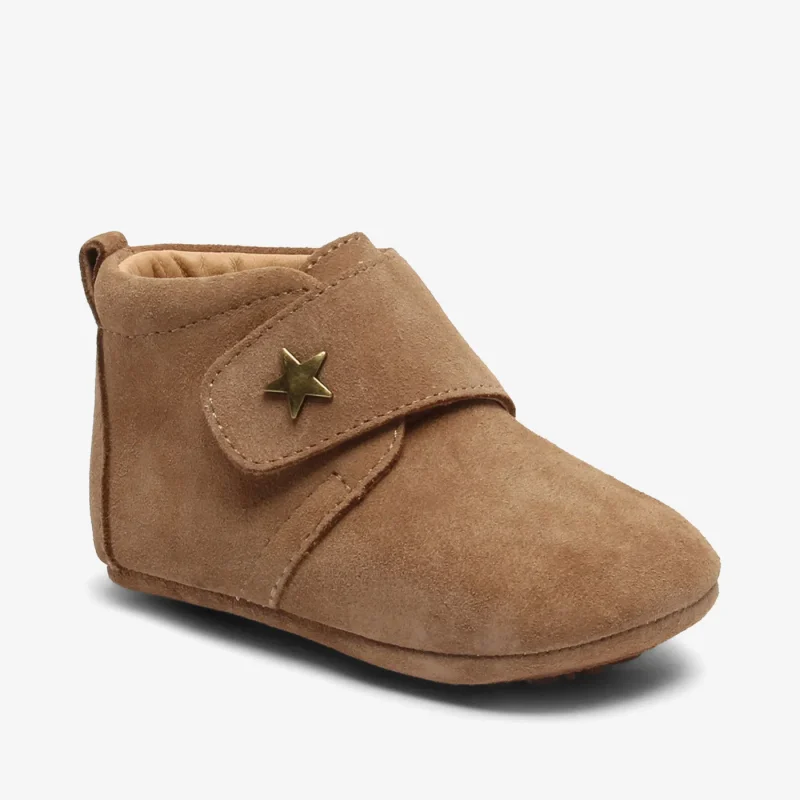 bisgaard baby star camel booties