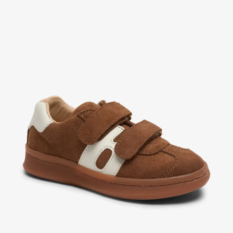 bisgaard bay brown leather baby shoes