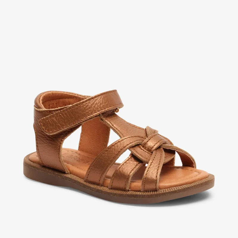 bisgaard bex bronze sandals