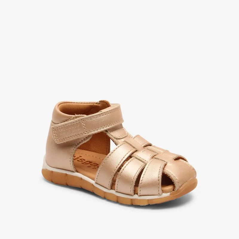 bisgaard billie rose gold sandals 1