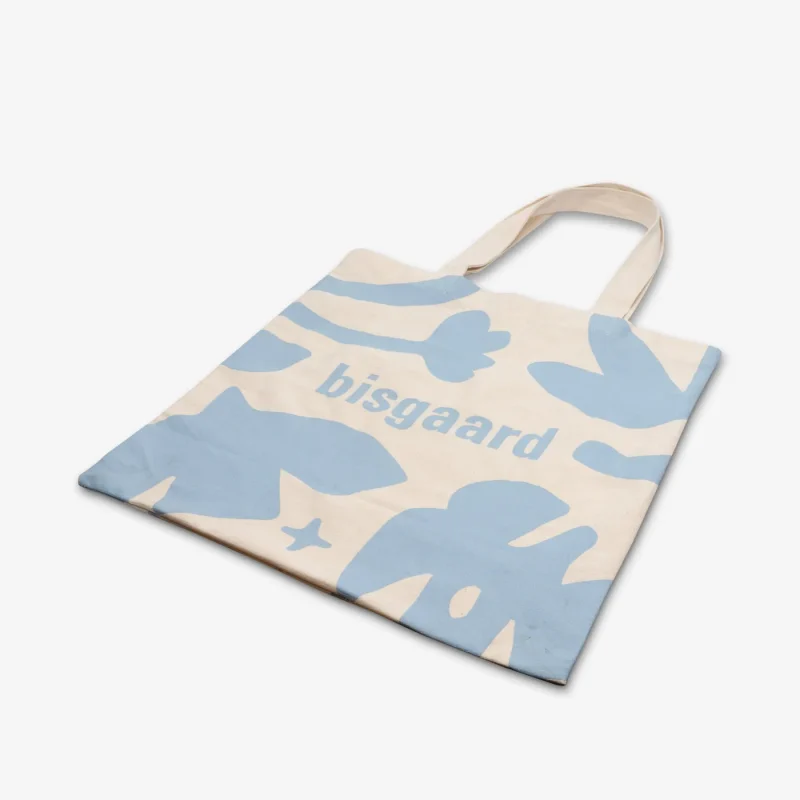 bisgaard blue tote bag