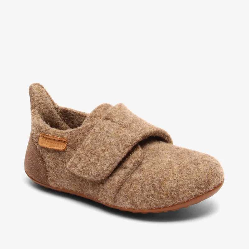 bisgaard camel wool casual shoes