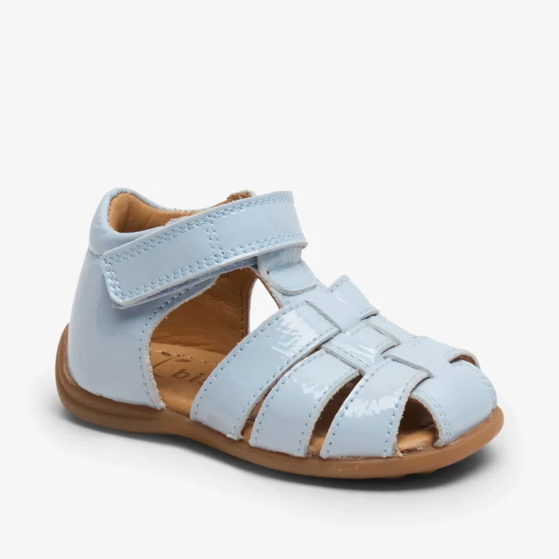 bisgaard carly light blue sandals