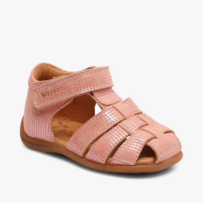 bisgaard carly pink soft sole shoes