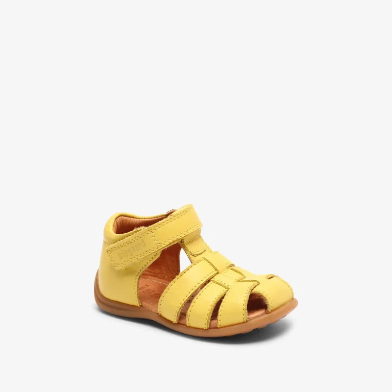 bisgaard carly yellow leather shoes