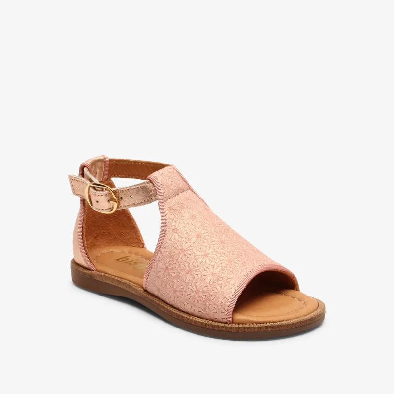 bisgaard carola blush flower shoes