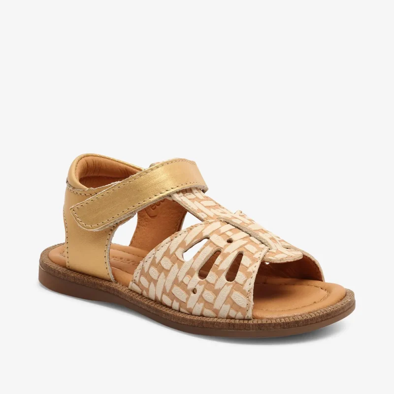 bisgaard cassidy o gold sandals