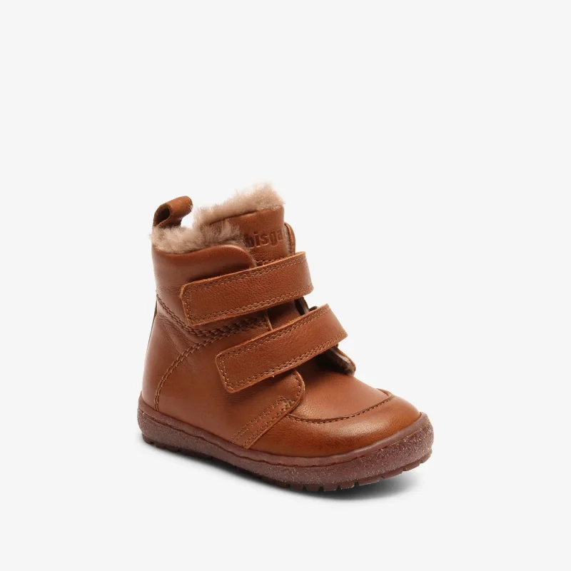 bisgaard cognac brown storm boot