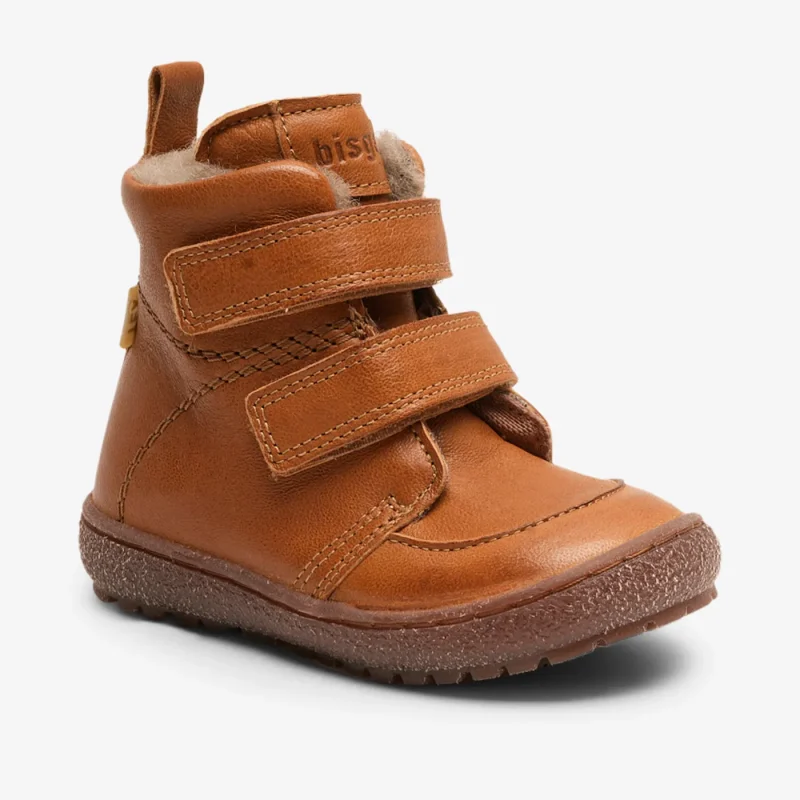 bisgaard cognac stormtex boots