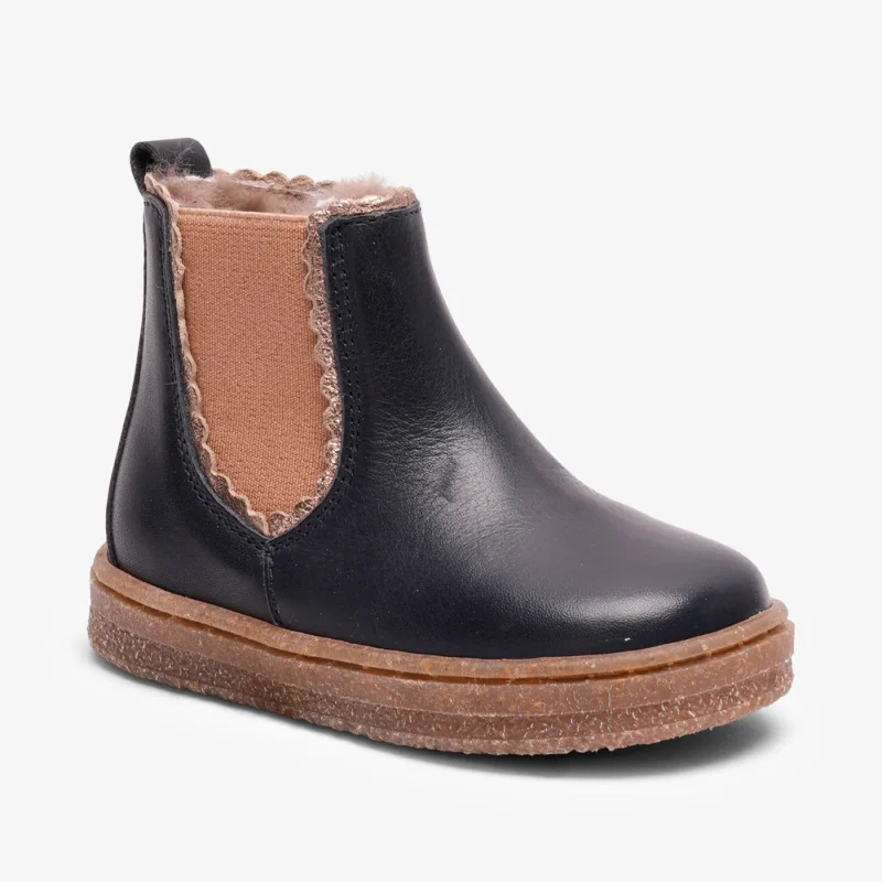 bisgaard deep brown lamb siggi shoes