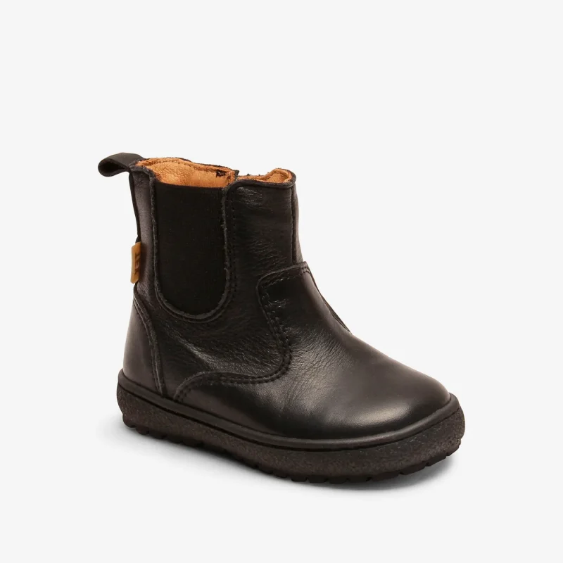 bisgaard ebba black leather shoes