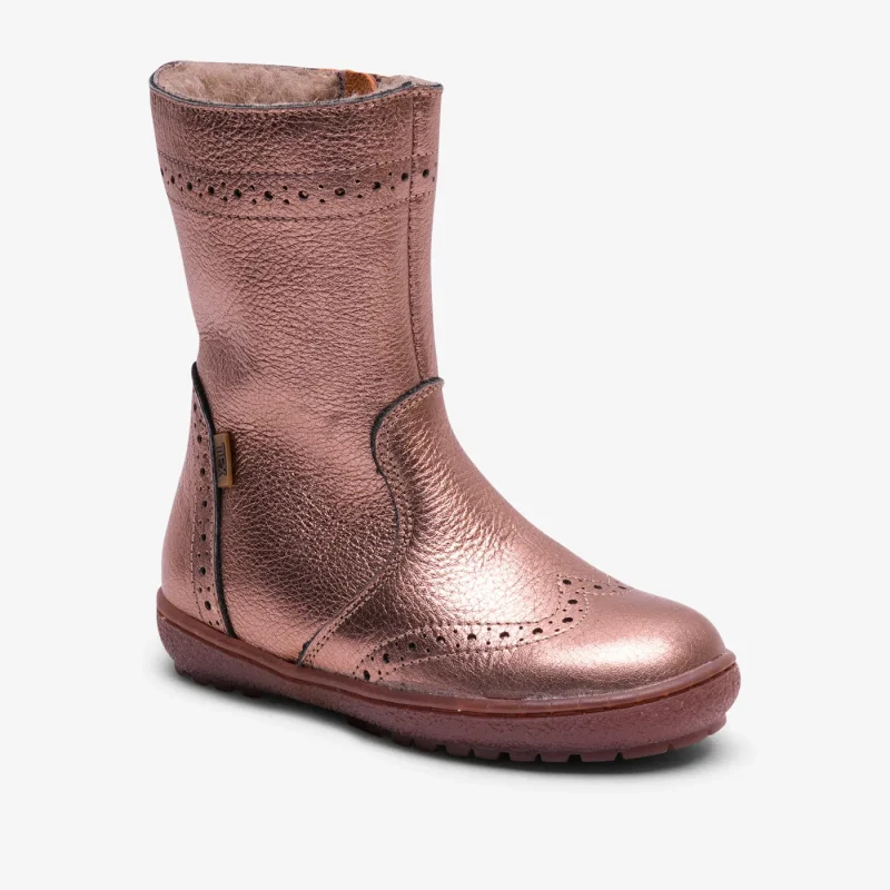 bisgaard ejra tex rose gold metallic shoes