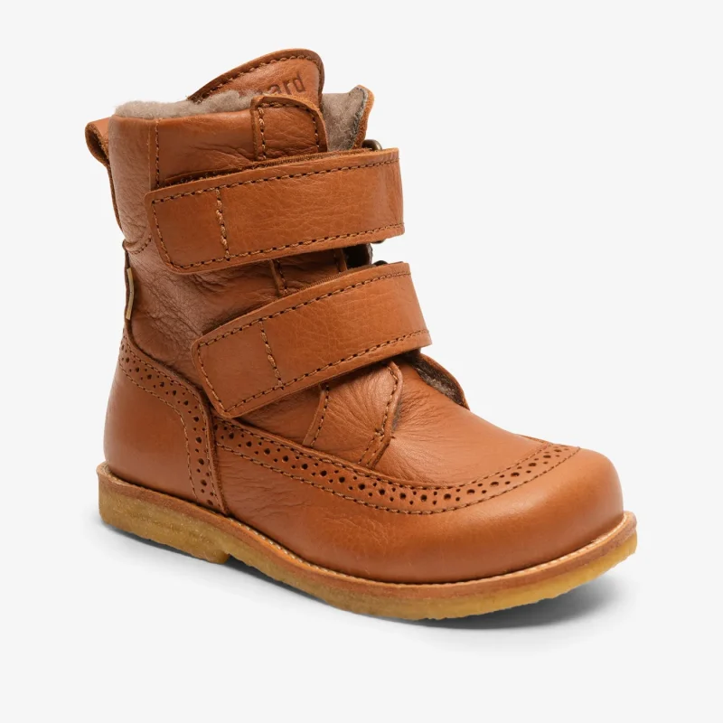 bisgaard elba tex cognac shoes