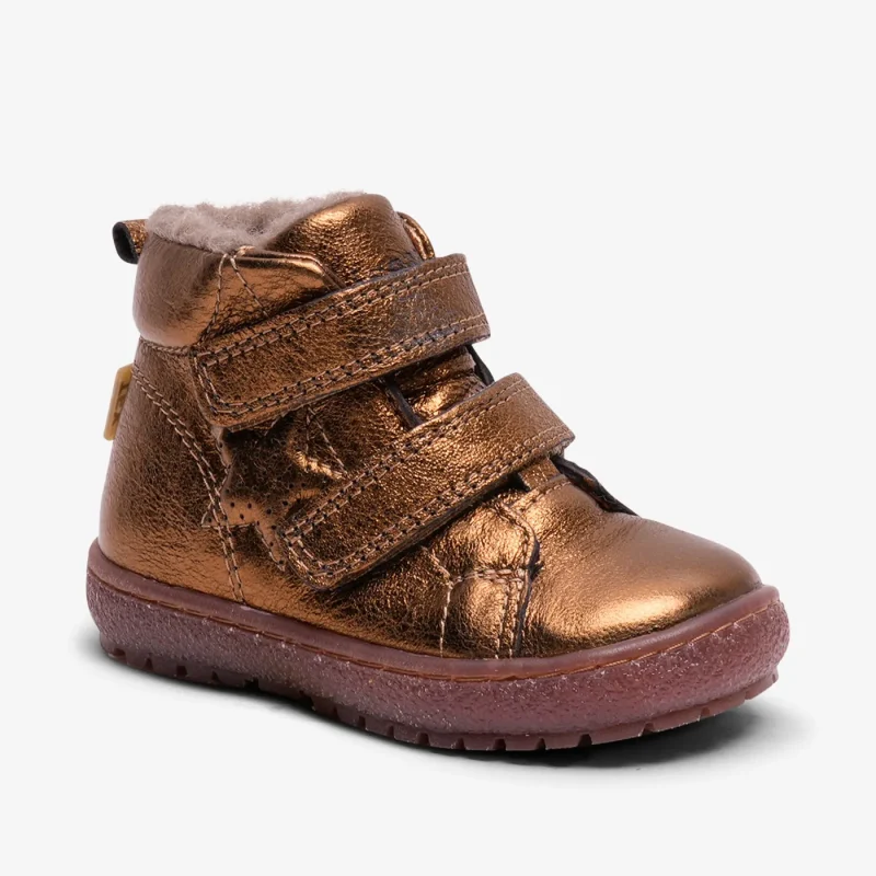 bisgaard eli tex bronze metallic shoes