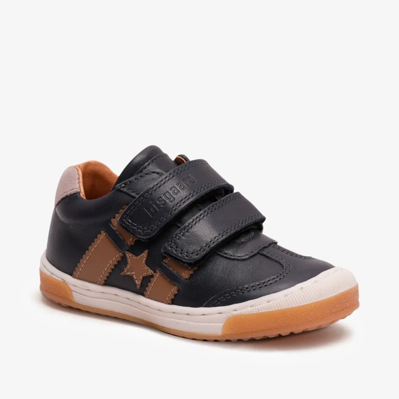 bisgaard johan dark blue toddler shoes