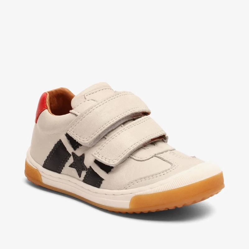 bisgaard johan white soft leather sneakers