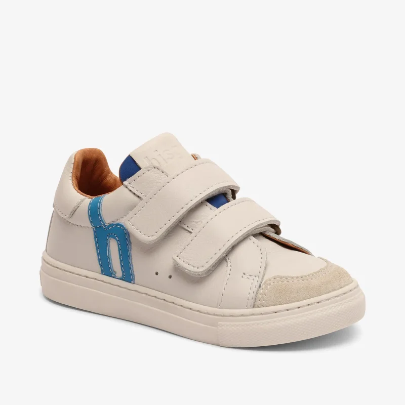 bisgaard joshua white leather sneakers