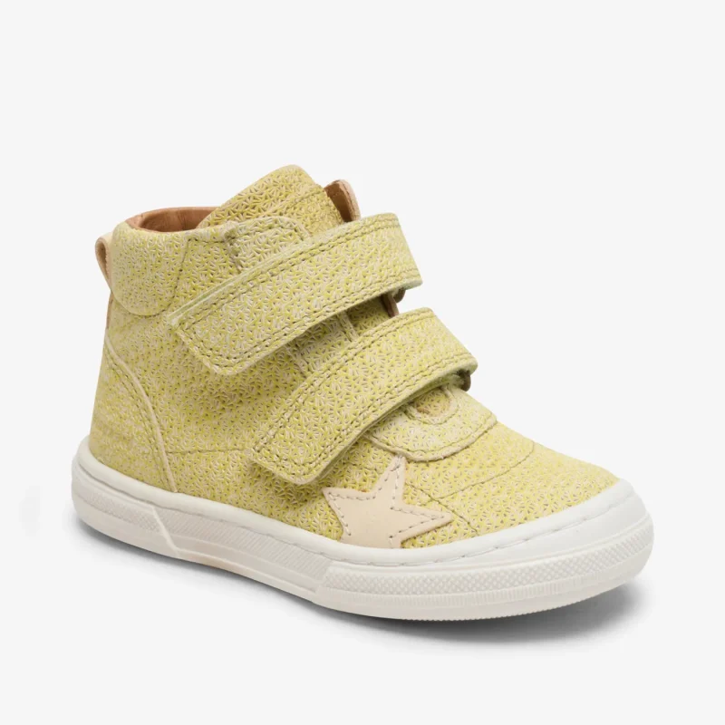 bisgaard keo yellow baby shoes