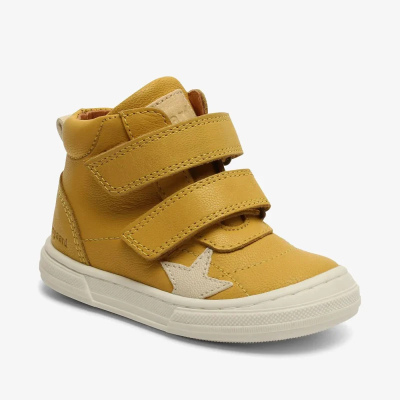 bisgaard keo yellow toddler shoes