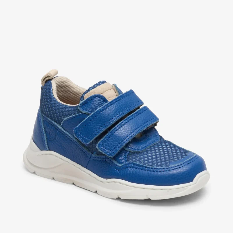 bisgaard kids cobalt blue sneakers