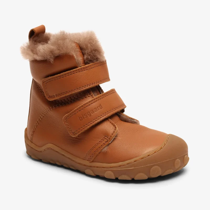 bisgaard luke lamb camel soft leather booties