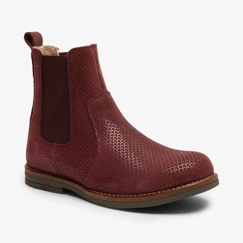 bisgaard madia lamb boots blackberry