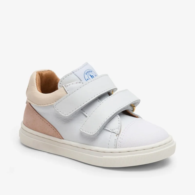 bisgaard mika white toddler shoes