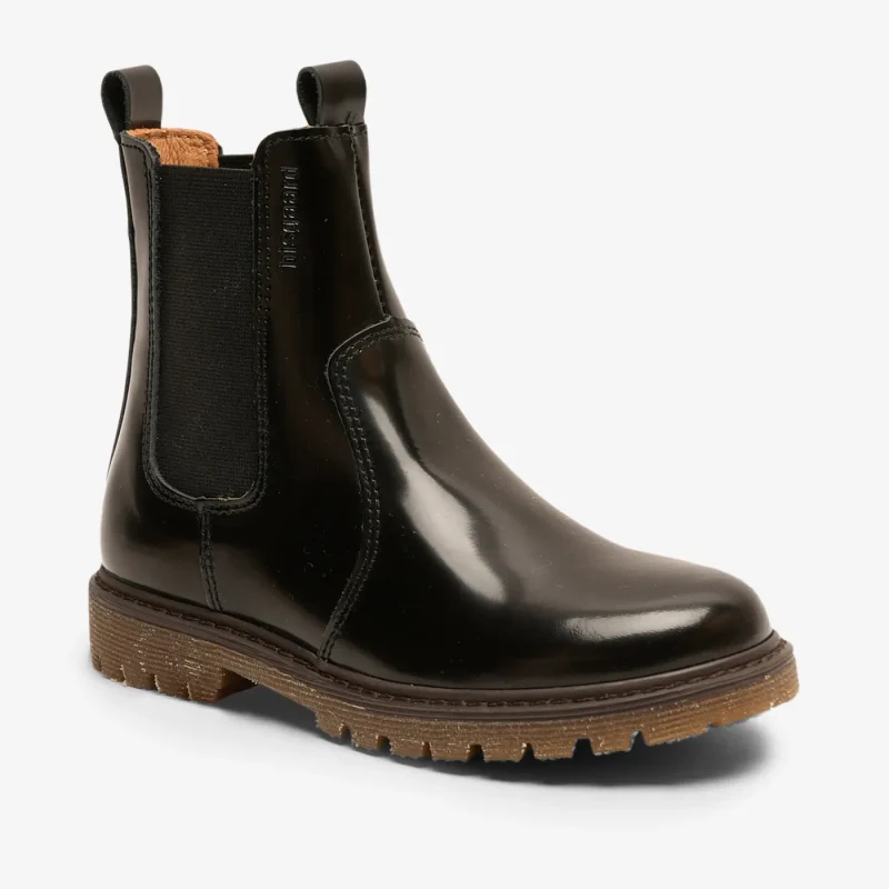 bisgaard neel black leather boot