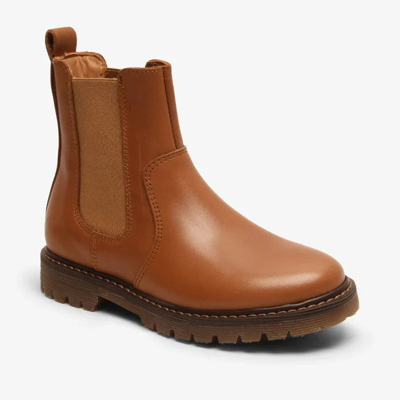 bisgaard neel cognac leather boot