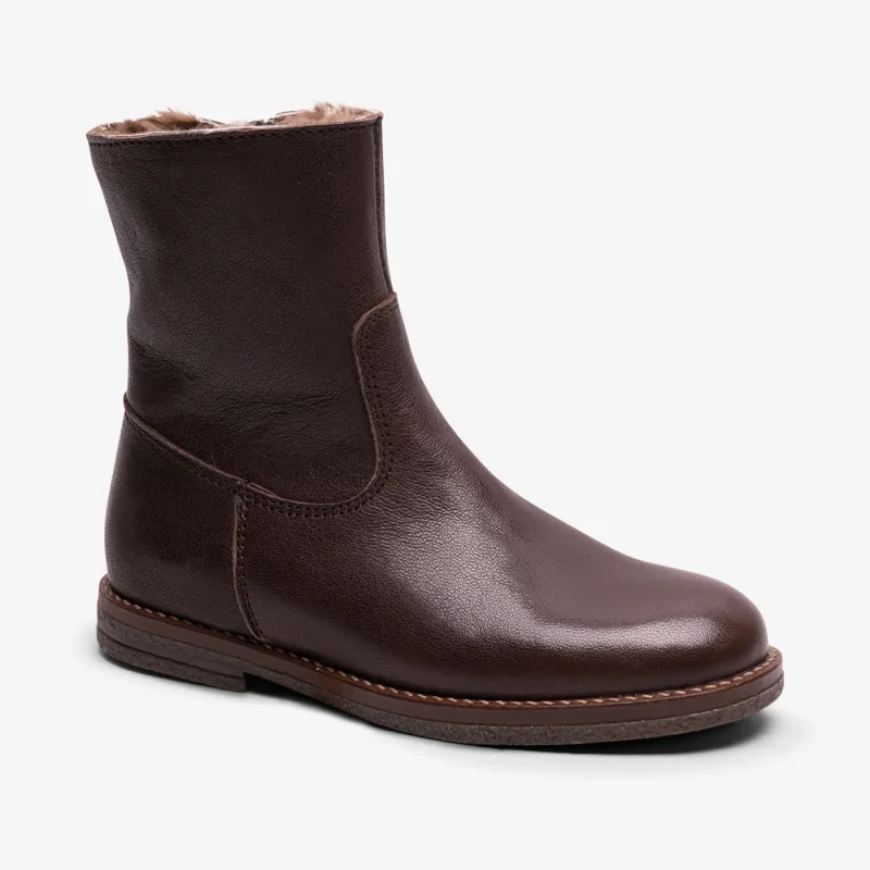 bisgaard nicola lamb leather moccasin coffee