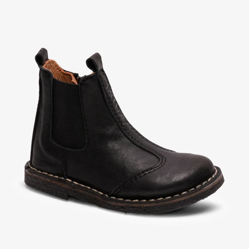 bisgaard nohr black leather shoes