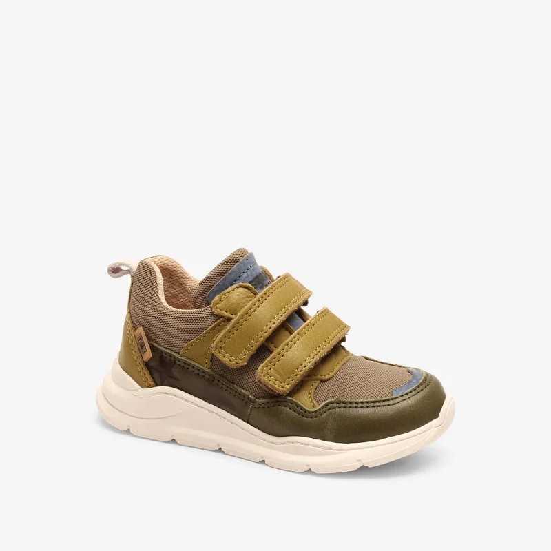 bisgaard olive pan tex baby shoes