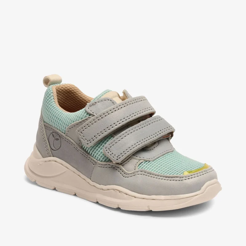 bisgaard pastel blue sky pony sandals