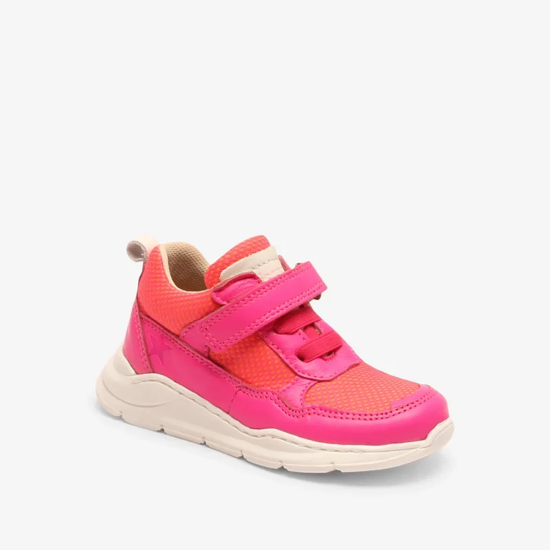 bisgaard pax neon pink shoes