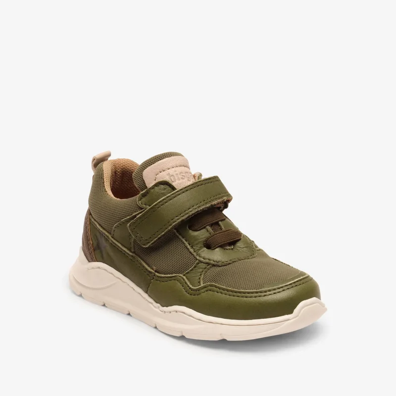 bisgaard pax olive toddler shoes