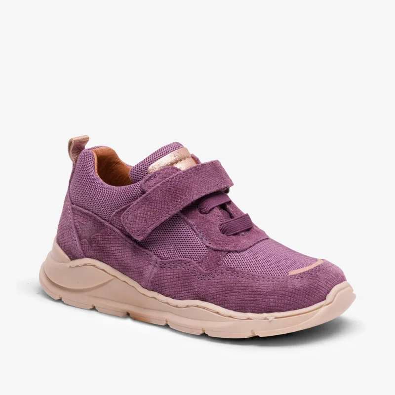 bisgaard pax purple baby shoes